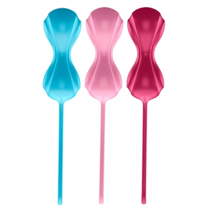 Set de 3 boules de geisha - 3.4 cm