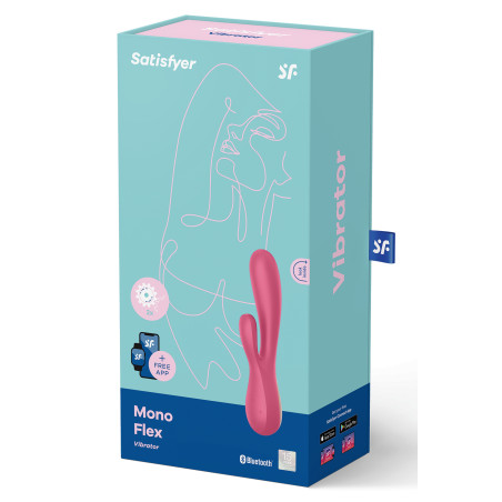 Rabbit connecté MONO FLEX Satisfyer Rose