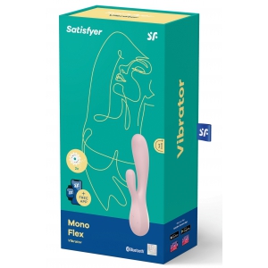 Rabbit connecté MONO FLEX Satisfyer Mauve