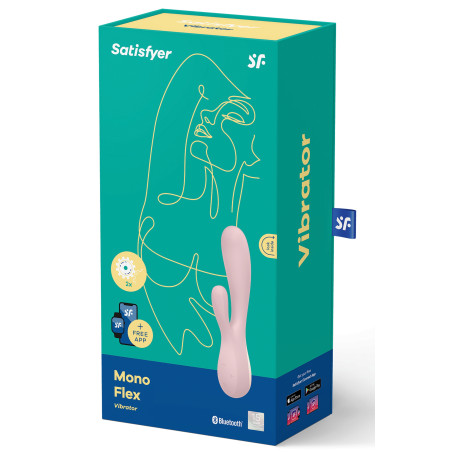 Rabbit connecté MONO FLEX Satisfyer Mauve
