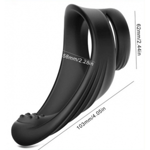 Double Cockring Silicone DUAL ON