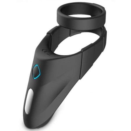 Cockring Vibrant en silicone DUAL VIBE 35mm