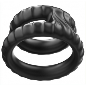Double Cockring Silicone DUO