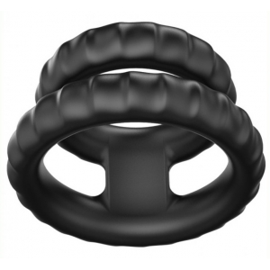 Double Cockring Silicone DUO