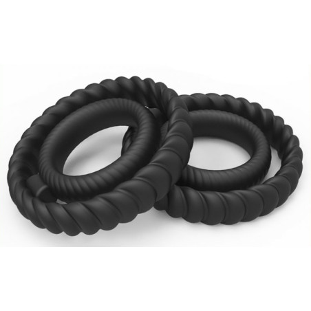 Double Cockring Silicone DUAL RING 