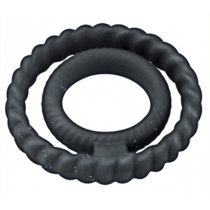 Double Cockring Silicone DUAL RING 