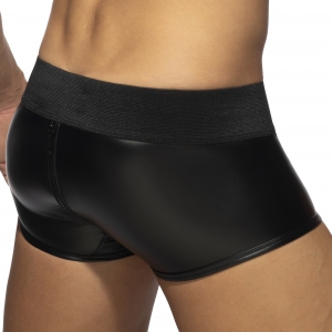 Boxer sexy ALLOVER ZIP RUB Noir