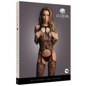 Combinaison ouverte Odelia - Noir