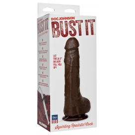 Gode Éjaculateur BUST IT 15 x 5.5cm Noir 2