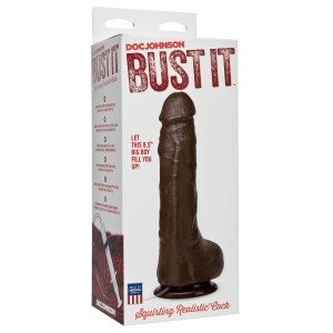 Gode Éjaculateur BUST IT 15 x 5.5cm Noir