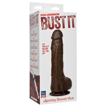 Gode Éjaculateur BUST IT 15 x 5.5cm Noir