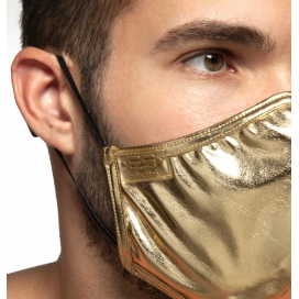 Masque en tissu Party Gold 2