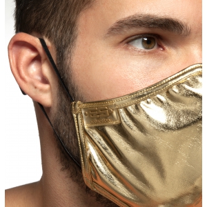 Masque en tissu Party Gold