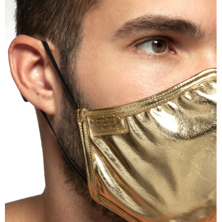 Masque en tissu Party Gold
