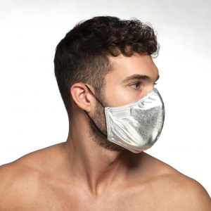 Masque en tissu Party Argent