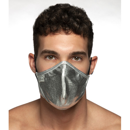 Masque en tissu Party Argent