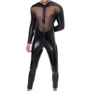 Combinaison intégrale Tulle et Fetish Noire