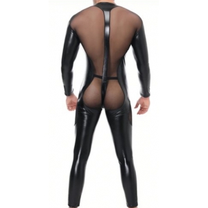Combinaison intégrale Tulle et Fetish Noire