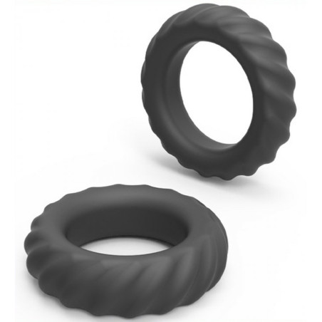 Lot de 5 Cockrings en silicone ENHANCE RINGS