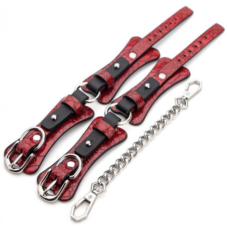 Kit BDSM 7 Pièces CAÏMAN Rouge