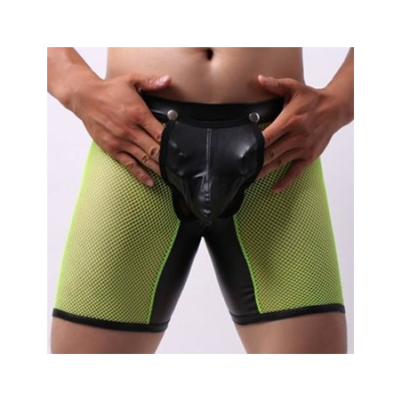 Bottomless Long OPEN IT Jaune Neon