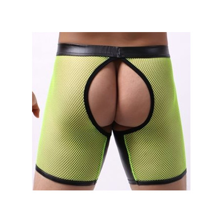 Bottomless Long OPEN IT Jaune Neon