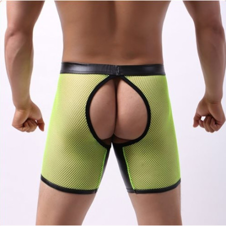 Bottomless Long OPEN IT Jaune Neon