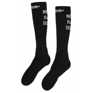 Chaussettes hautes NEVER BACK DOWN Noires