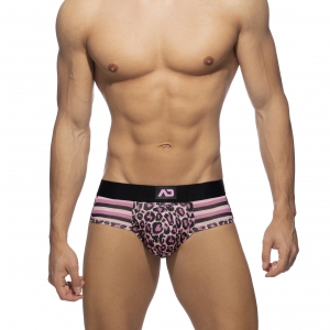 Slip LEO STRIPE Rose