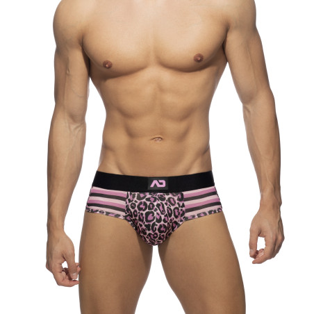 Slip LEO STRIPE Rose