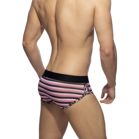 Slip LEO STRIPE Rose