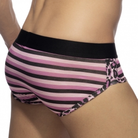 Slip LEO STRIPE Rose 2