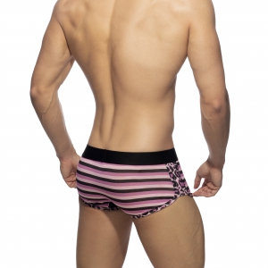 Boxer LEO STRIPE Rose