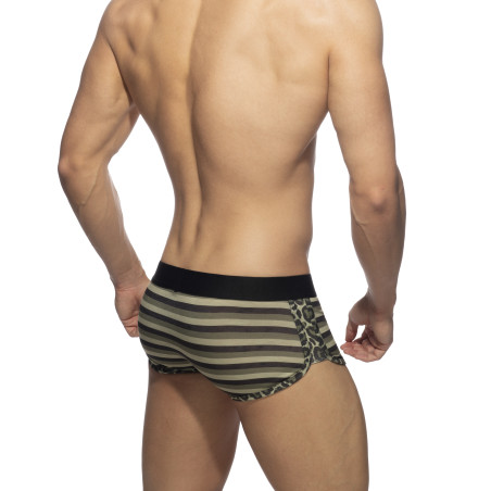 Boxer LEO STRIPE Khaki