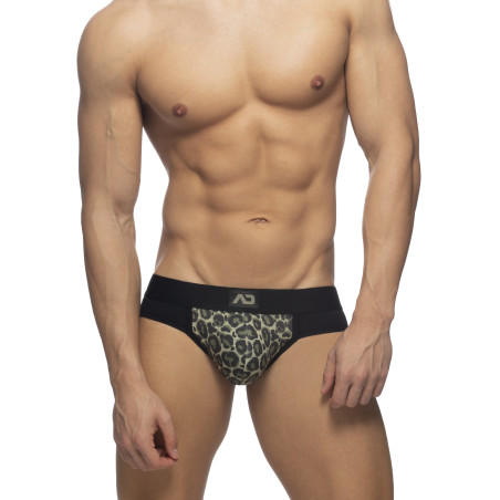 Jockstrap LEO STRIPE Khaki