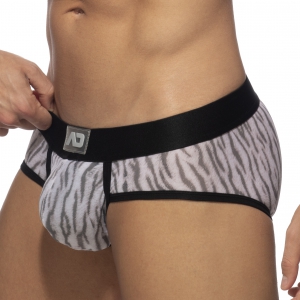 Slip TIGER PRINT Gris