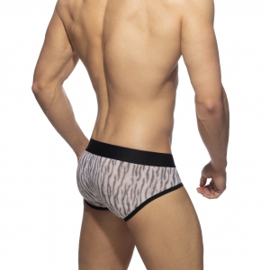 Slip TIGER PRINT Gris