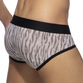 Slip TIGER PRINT Gris 2