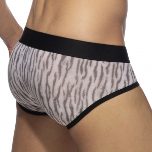 Slip TIGER PRINT Gris