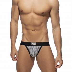 Jockstrap TIGER PRINT Gris