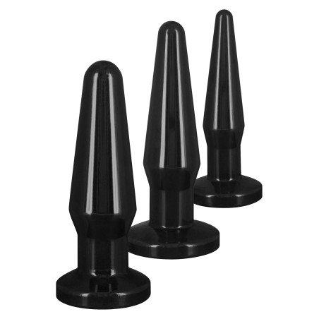 Kit de 3 plugs BEST BUTT Noirs