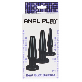Kit de 3 plugs BEST BUTT Noirs 2