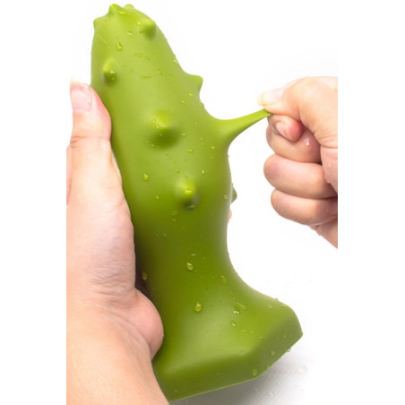 Plug Silicone MONSTER SPIKE XL 16 x 6.5cm Vert