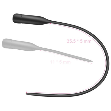 Tige d'urètre Vibrante Silicone TIGLY 35cm | Diamètre 5mm