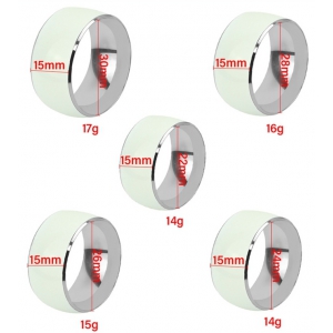 Anneau de gland phosphorescent GLOWPIN de 15 mm