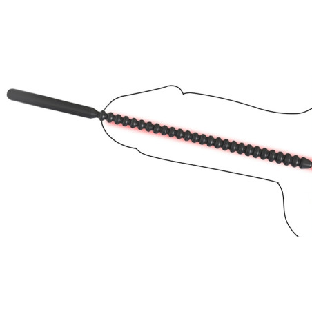 Tige d'urètre en silicone THREAD L 17cm | Diamètre 9mm