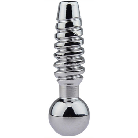 Plug Penis percé SCREW S 2.5cm | Diamètre 8mm