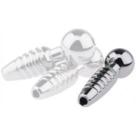 Plug Penis percé SCREW S 2.5cm | Diamètre 8mm 2