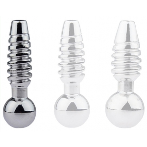 Plug Penis percé SCREW S 2.5cm | Diamètre 8mm