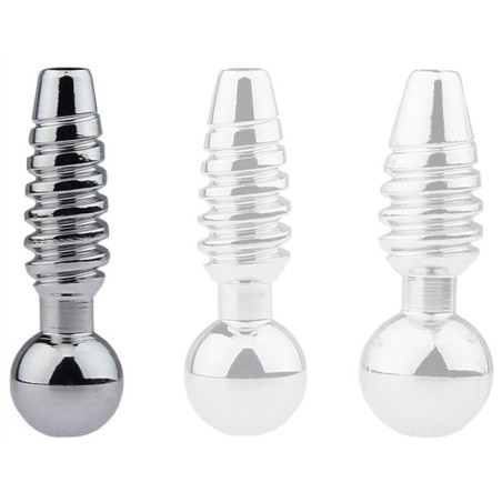 Plug Penis percé SCREW S 2.5cm | Diamètre 8mm